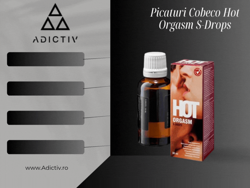 Picaturi Cobeco Hot Orgasm S-Drops Afrodisiac pentru Intensificarea Placerii si Orgasme Explozive, 30 ml [1]