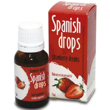 Cresterea libidoului - Picaturi Afrodisiace Cobeco Spanish Fly cu Aroma de Capsuni Unisex 15 ml – Intensifica Pasiunea si Dorința