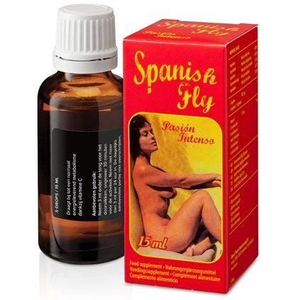 Cresterea libidoului - Picaturi Afrodisiace Cobeco Spanish Fly Pasion Intenso, Stimulare Sexuala Naturala, 15 ml