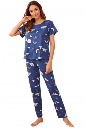 Pijama dama bumbac Moon ADCP0023 Adictiv [4]