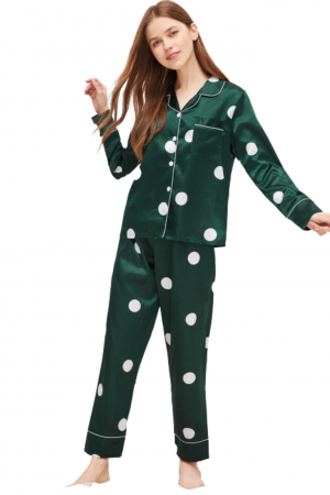 Pijama dama satin Zeleno ADCP0002 Adictiv [5]