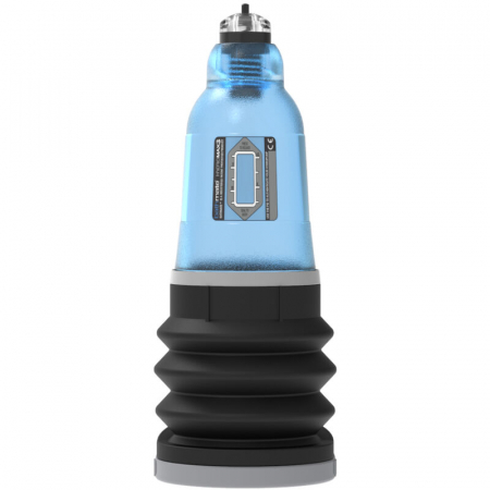 Pompe marire penis - Pompă Hidraulica pentru Penis Bathmate Hydromax 3, Aqua Blue, 3-8 cm, Presiune Sigură si Rezultate Eficiente