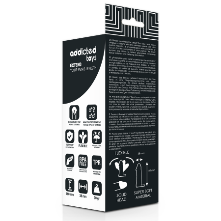 Prelungitor Penis Addicted Toys Natural 14 cm + 2.5 cm [4]