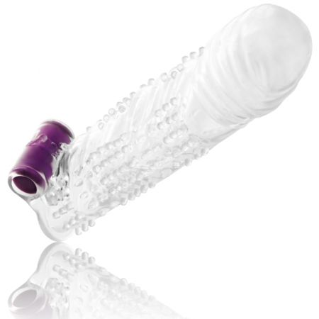 Prelungitor Penis OHMAMA Vibrator -Extensie Texturata, Stimulare Clitoris, 13 cm [2]