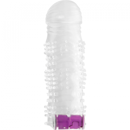 Geluri si creme pentru stimularea clitorisului - Prelungitor Penis OHMAMA Vibrator -Extensie Texturata, Stimulare Clitoris, 13 cm