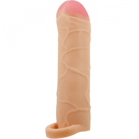 Prelungitoare penis - Prelungitor Penis Pretty Love Bunion, Natural, 16.5 cm, cu 2.5 cm Extensie, Material TPR