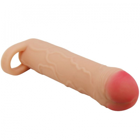 Prelungitor Penis Pretty Love Bunion, Natural, 16.5 cm, cu 2.5 cm Extensie, Material TPR [3]