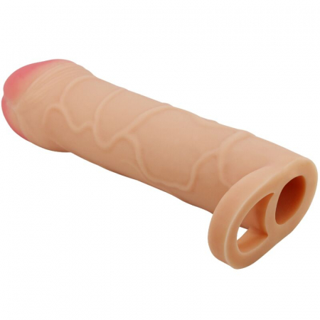 Prelungitor Penis Pretty Love Bunion, Natural, 16.5 cm, cu 2.5 cm Extensie, Material TPR [2]