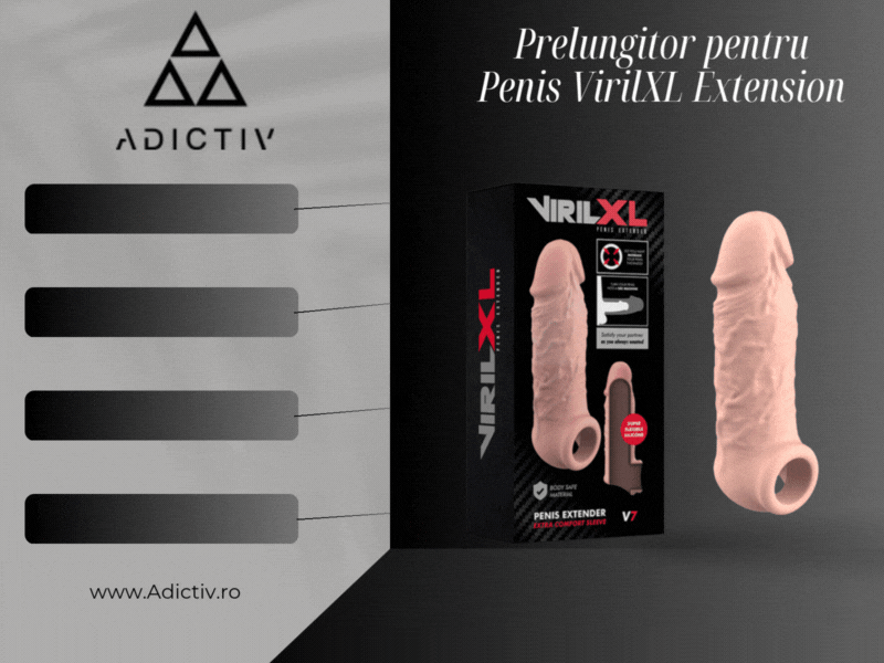 Prelungitor pentru Penis VirilXL Extension - Creste Grosimea si Lungimea, Silicon Medical, 11 cm [1]