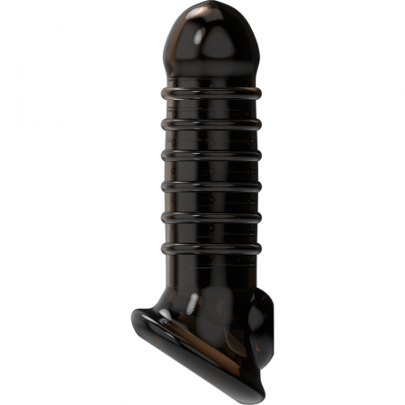 Prelungitoare penis - Prelungitor pentru Penis VirilXL Extension, Creste Grosimea si Lungimea cu 30%, Negru, Material Moale TPE, 13,5 cm