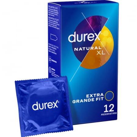 Prezervative - Prezervative Durex Natural XL – Extra-Largi pentru Confort Maxim 12 buc