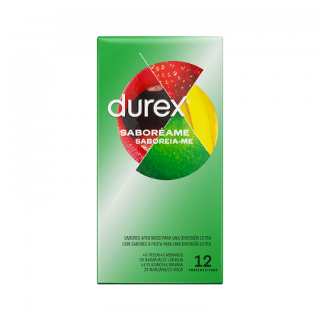 Prezervative Durex Saboreame cu Arome Fructate,53 mm, pentru Distractie Extra 12 buc [2]