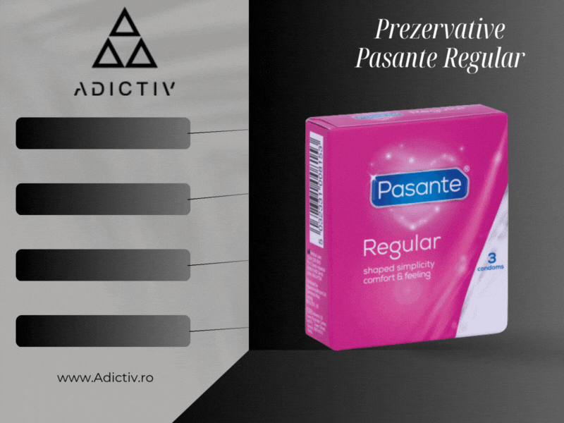 Prezervative Pasante Regular 54 mm, Forma Conica, Set 3 Buc - Naturale si Sigure [1]