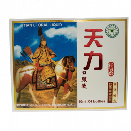 Intarzierea ejacularii - Set 4 Fiole Tianli pentru Imbunatatirea Potentei, Erectiei si Ejacularii Precoce 4x10 ml
