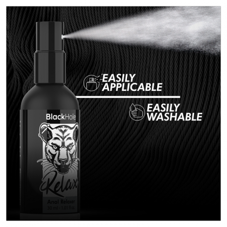 Spray Black Hole Relax, pentru Relaxare Anala, 30 ml [3]