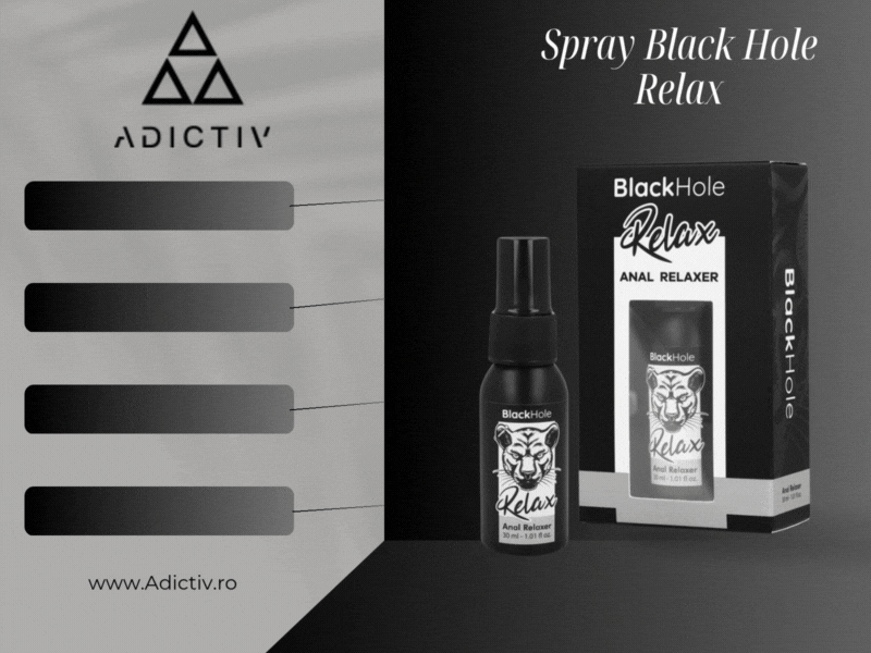 Spray Black Hole Relax, pentru Relaxare Anala, 30 ml [1]
