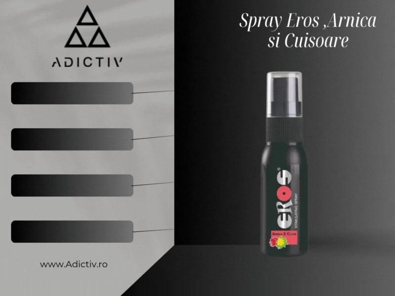 Spray Eros intim stimulare cu arnica si cuisoare, 30 ml, pentru revitalizarea si îngrijirea pielii masculine [1]