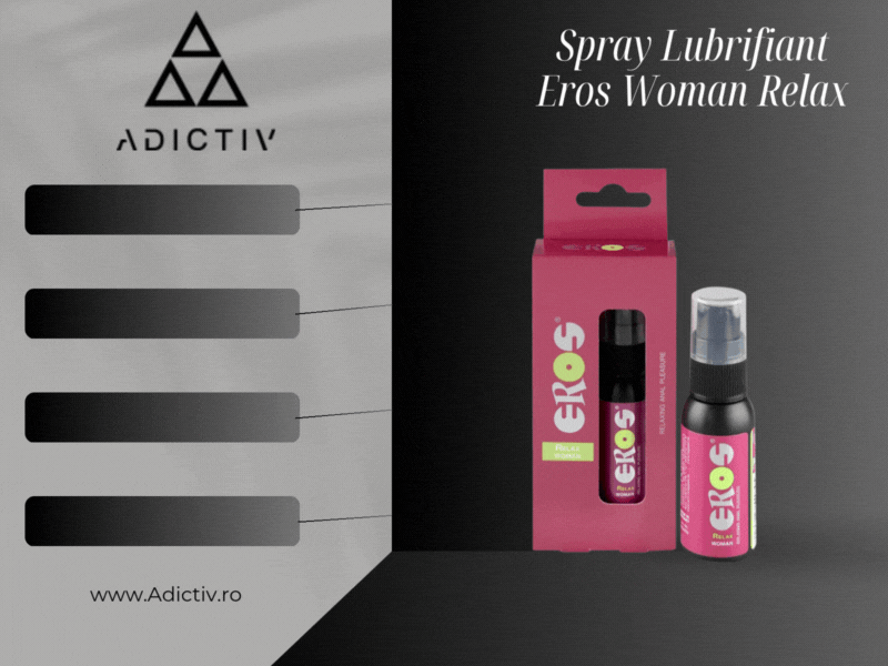Spray lubrifiant pentru femei Eros Woman Relax, pentru relaxarea zonei anale, pe baza de apa, 30 ml [1]