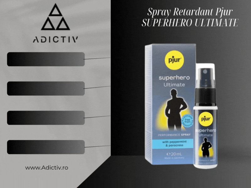 Spray Retardant Pjur SUPERHERO ULTIMATE - Putere Maxima pentru Performante de Durata, 20 ml [1]