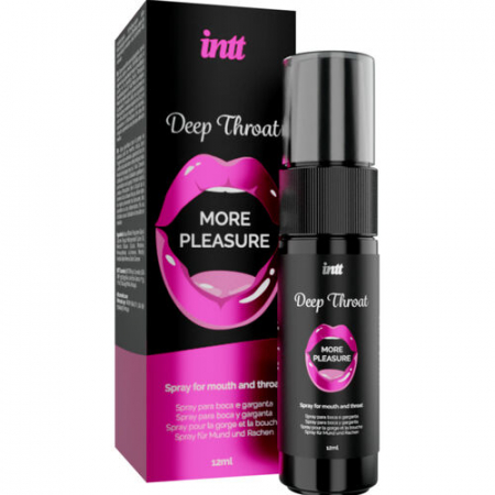 Spray si geluri pentru sex oral - Spray stimulant pentru sex oral  Deep Throat Mentolat INTT, efect racoritor pentru intensificarea placerii si reducerea sensibilitatii, 12 ml