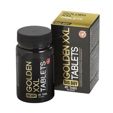 Intarzierea ejacularii - Tablete Cobeco Big Boy Golden XXL pentru Marirea Penisului si Imbunatatirea Performantei, 45 Capsule