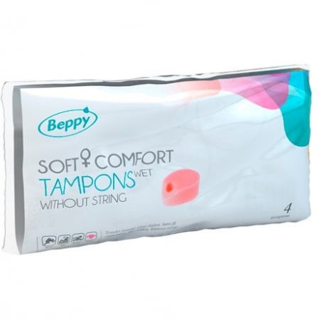 Igiena intima - Tampoane Interne Beppy Soft Comfort Wet Igienice 4 buc