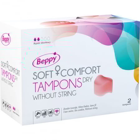Igiena intima - Tampoane Interne Beppy Soft Comfort Dry Igienice 2 buc