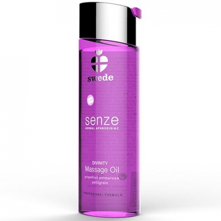 Masaj erotic - Ulei de Masaj Afrodisiac, Vegan, Aroma struguri, palmarosa si petitgrain, 75 ml, Euphoria, Swede
