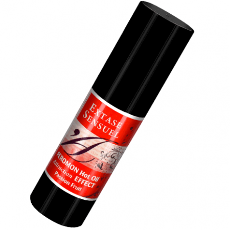 Parfumuri cu feromoni - Ulei de Masaj Extase Sensual cu Feromoni si Efect de Incalzire - Aroma Fructul Pasiunii 30 ml
