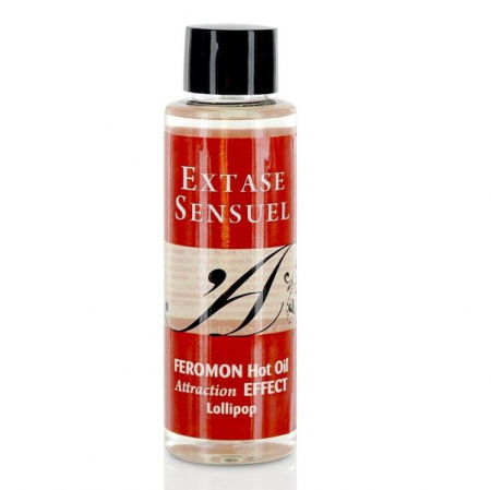 Parfumuri cu feromoni - Ulei de Masaj Extase Sensual cu Efect de Incalzire si Feromoni, Aroma Acadea, 100 ml