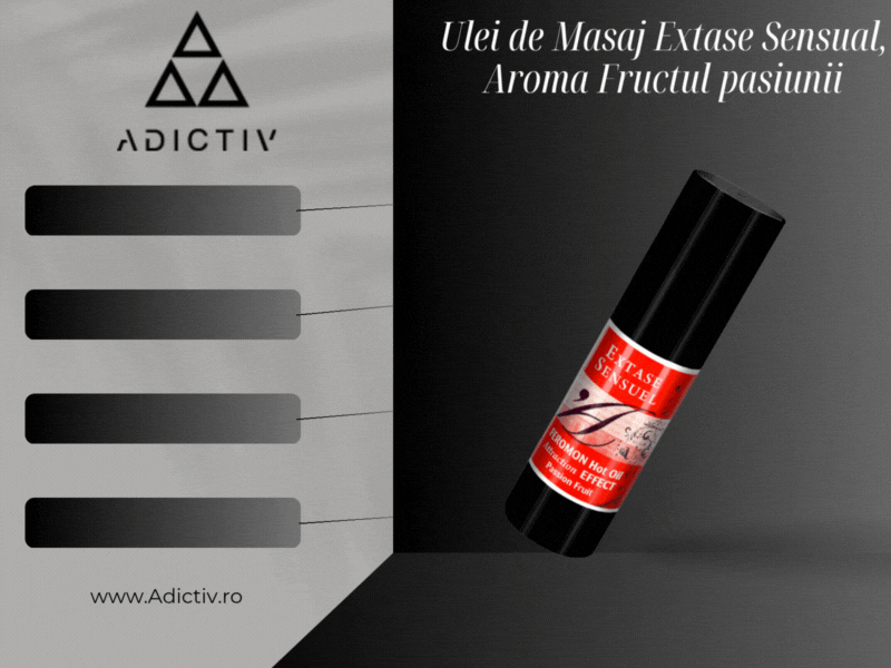 Ulei de Masaj Extase Sensual cu Feromoni si Efect de Incalzire - Aroma Fructul Pasiunii 30 ml [1]