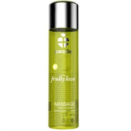 Masaj erotic - Ulei de Masaj Fruity Love Vanilie si Para cu Efect de Incalzire - Relaxare si Rasfat 60 ml