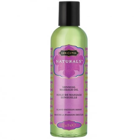 Masaj erotic - Ulei de Masaj Kamasutra Naturals Island Passion Berry, Hipoalergenic, 59 ml