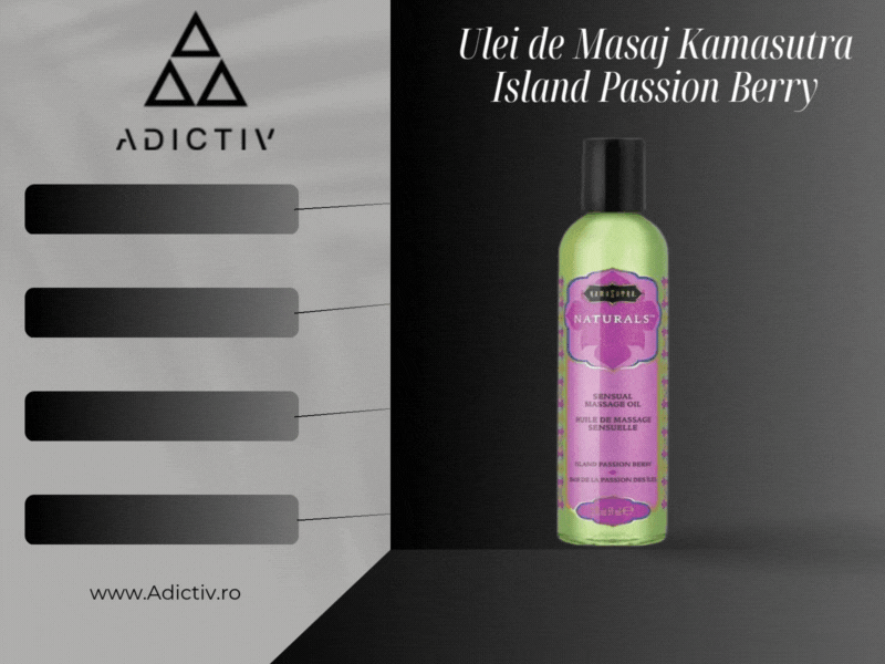 Ulei de Masaj Kamasutra Naturals Island Passion Berry, Hipoalergenic, 59 ml [1]