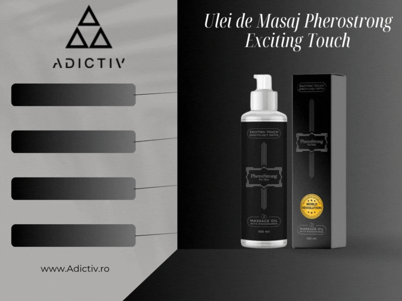 Ulei de Masaj Pherostrong Exciting Touch cu Feromoni pentru Barbati, 100 ml [1]
