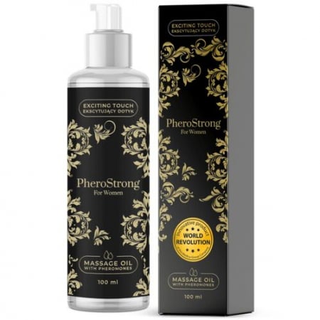 Cresterea libidoului - Ulei de Masaj Pherostrong Exciting Touch cu Feromoni pentru Femei, 100 ml