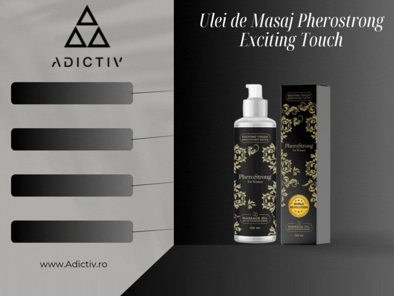 Ulei de Masaj Pherostrong Exciting Touch cu Feromoni pentru Femei, 100 ml [1]