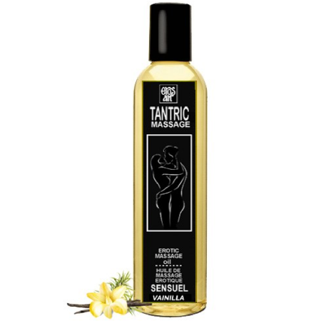 Masaj erotic - Ulei Afrodisiac Eros Tantric Massage, Aroma de Vanilie, 30 ml, Relaxare si Placere pentru Masajele de Cuplu