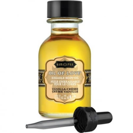 Afrodisiace - Ulei Comestibil Kamasutra Oil of Love Aroma Vanilie  pentru Preludiu 22 ml