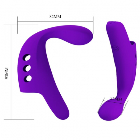 Vibrador Deget Reincarcabil Pretty Love – Mic, Dar Puternic [8]