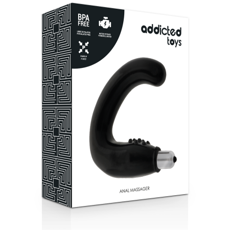 Vibrator Anal Addicted Toys Anal Massager Negru [4]