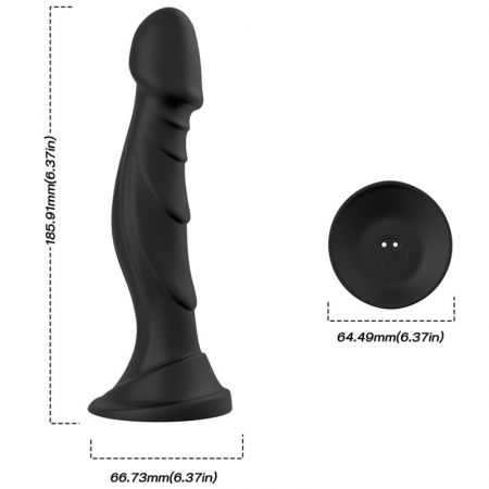 Vibrator Anal cu Telecomanda Armony, din Silicon Negru, 9 Moduri de Vibratie [2]