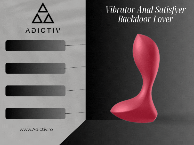 Vibrator Anal Satisfyer Backdoor Lover din Silicon - 12 Moduri de Vibratie, Unisex, Ideal pentru Incepatori [1]