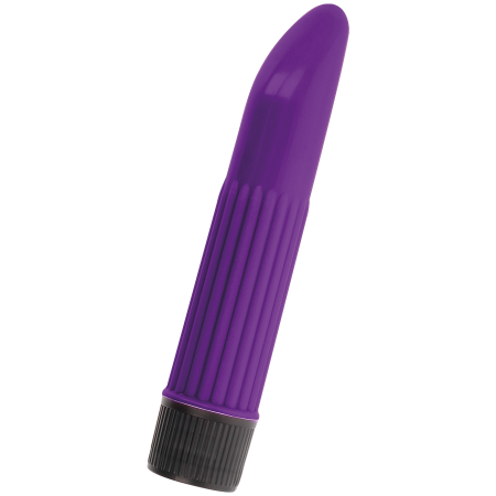 Vibratoare clasice - Vibrator Intense Clasic Sonny, din ABS, 13.5 cm, Design Curbat, Lila, Vibratii Puternice, Silentios