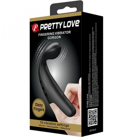 Vibrator Deget Rechargeable Pretty Love cu 10 Functii de Vibratie, Silicon Moale [5]