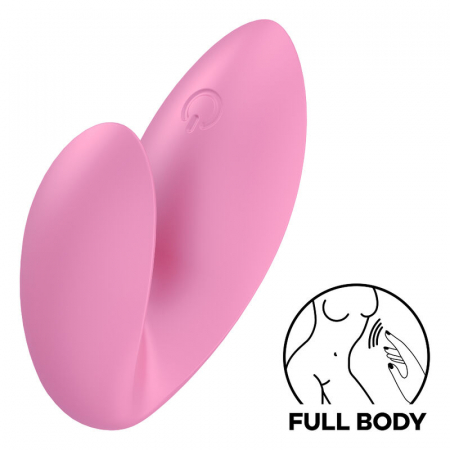 Vibratoare deget - Vibrator Deget Satisfyer Love Riot - 12 Functii, Roz, Silicon Premium, Rezistent la Apa