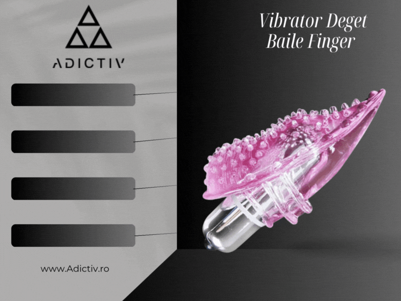 Vibrator Deget Baile Finger Vibrator 10 Moduri Vibratii [1]