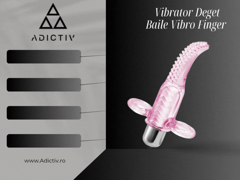 Vibrator Deget Baile Vibro Finger 10 Moduri Vibratii [1]