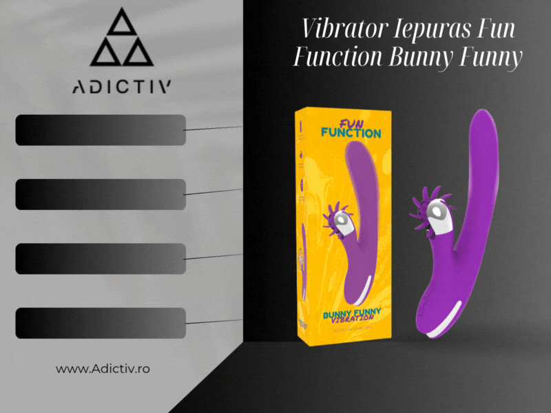 Vibrator Iepuras Fun Function Bunny Funny 7 Moduri  Vibratii 2.0 24 cm [1]