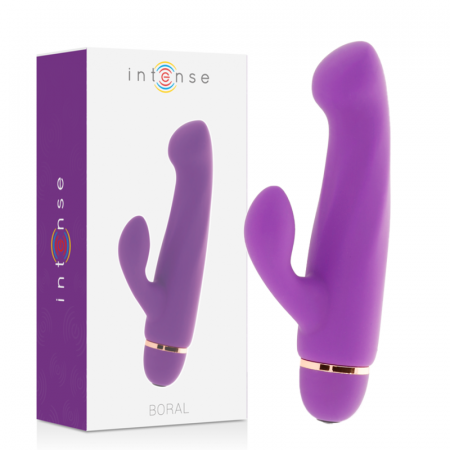 Vibrator Iepuras Intense Boral 20 Moduri de Vibratie Silicon Mov [3]